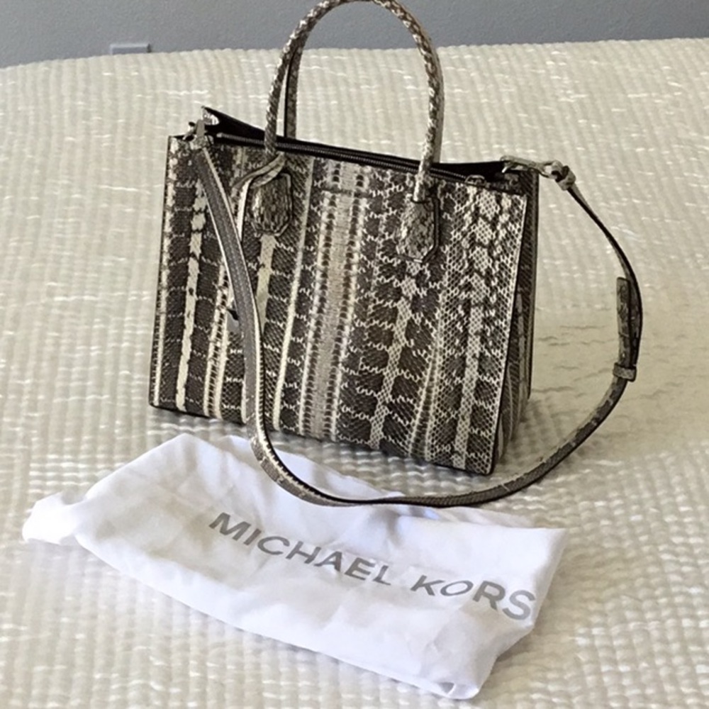 Michael Kors snakeskin bag